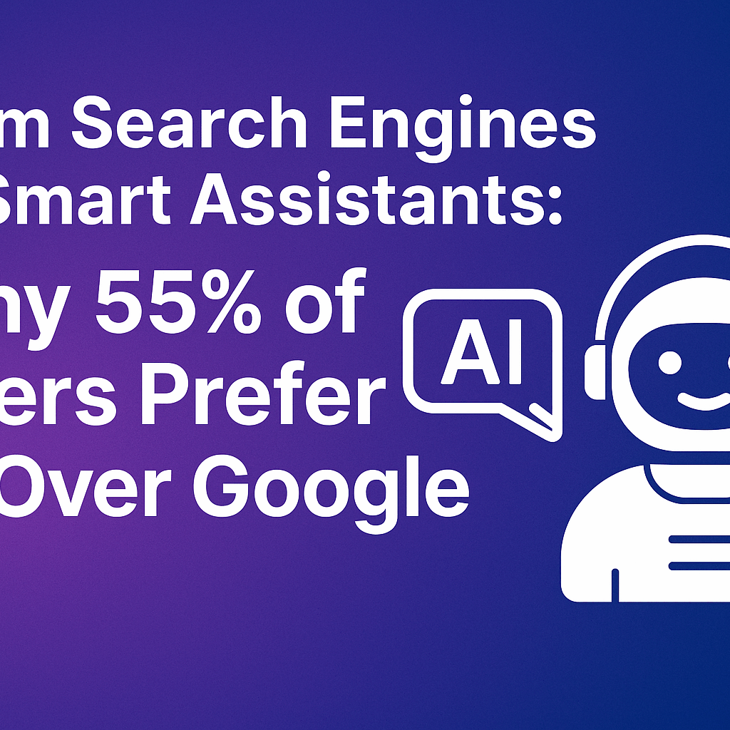 From Search Engines to Smart Assistants Why 55% of Users Prefer AI Over Google